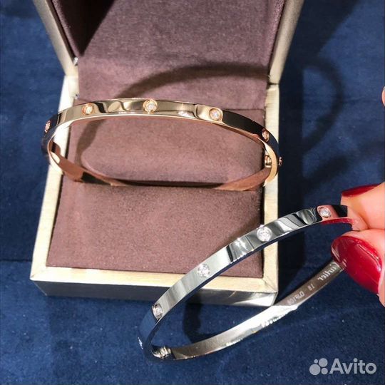 Cartier золотой браслет, 0.22ct