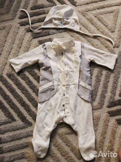 Одежда на выписку на мальчика Choupette