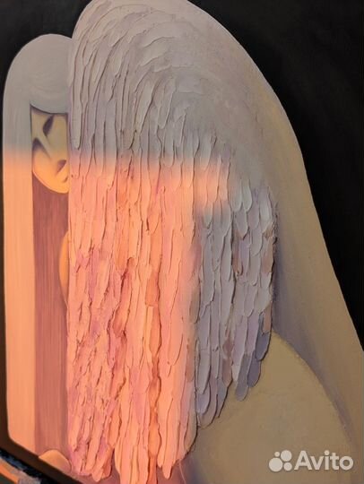 Картина (гуашь, паста, холст)