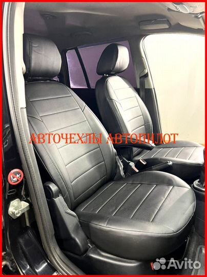 Чехлы Автопилот Ford Fusion из экокожи чёрные