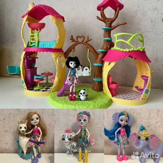 Enchantimals дом и куклы бу