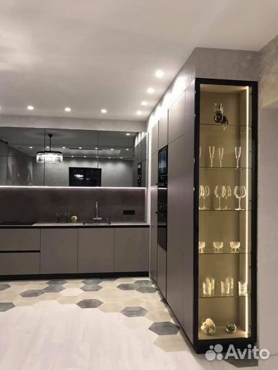 Изготовление алюминиевых фасадов для мебели