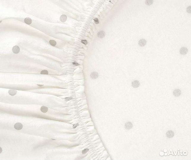 Ленаст Простыня натяжн для кроватки,60x120см Икеа