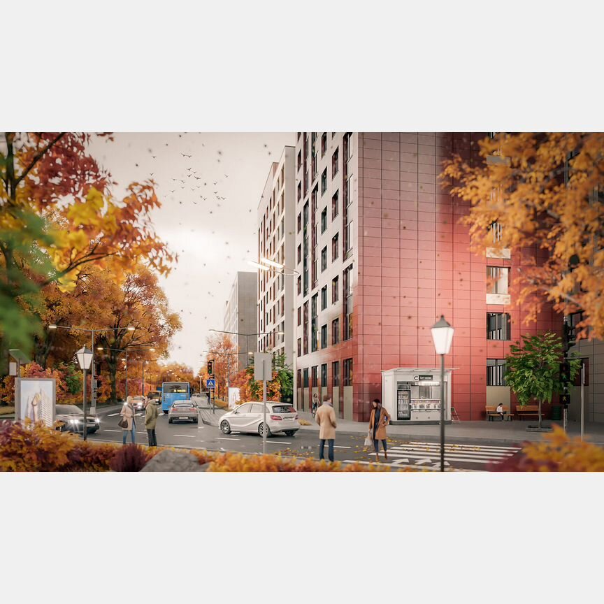 2-к. квартира, 58,3 м², 1/9 эт.