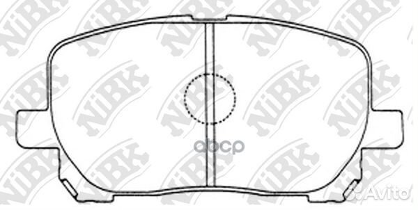 Колодки тормозные дисковые toyota voxy 2.0 2001