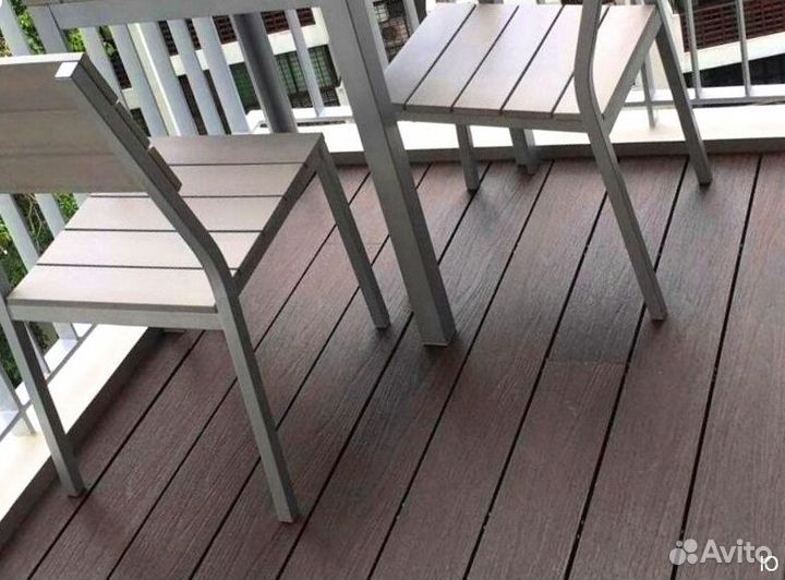 Террасная доска из дпк мелкий вельвет
