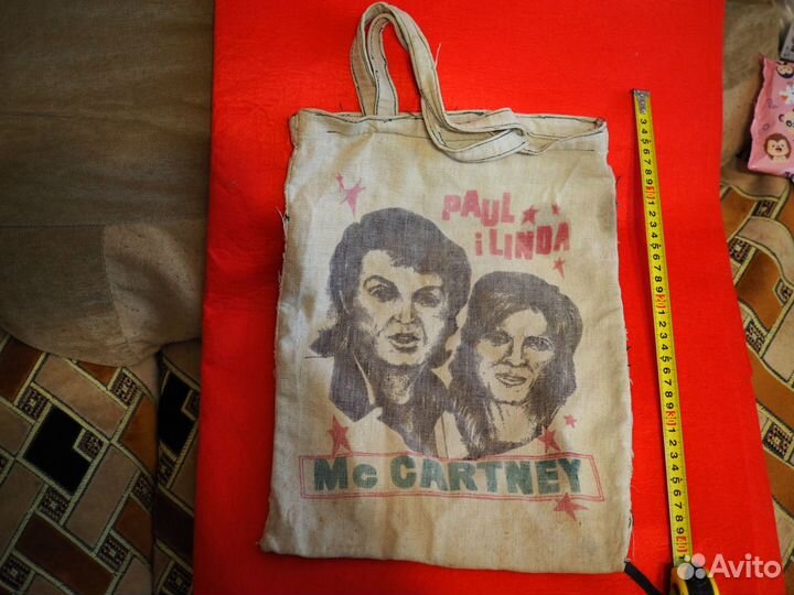 Сумка винтаж ссср,абба,пол макартни