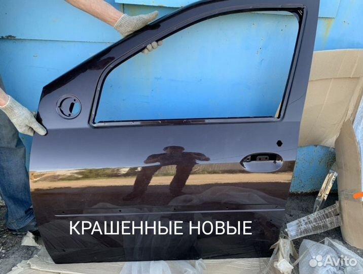 Дверь Лада Ларгус (под стекло и без) крашенная все