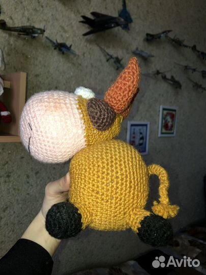 Игрушка Корова вязаная
