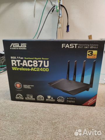 Wifi роутер asus RT-AC87U купить в Химках | Электроника | Авито