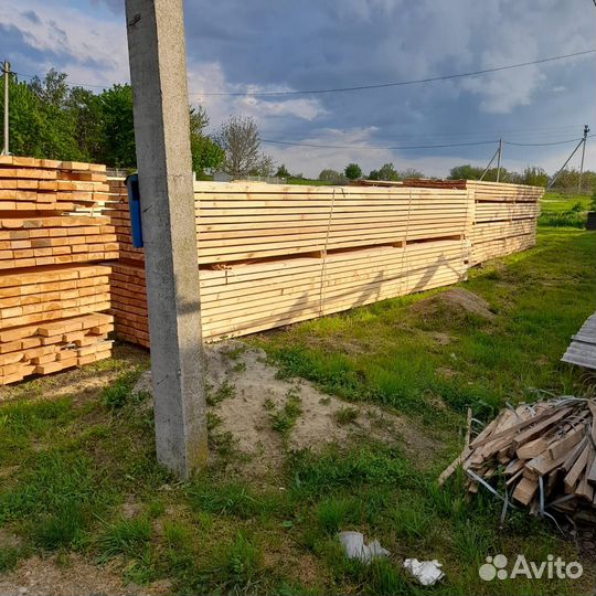 Обрезная доска 50х100х6000 из сосны