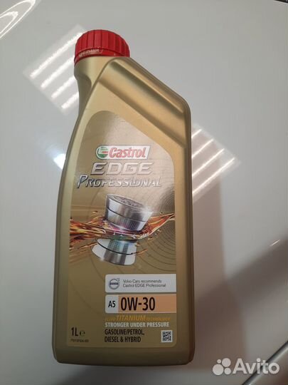 Масло моторное Castrol edge for volvo AS 0w-30