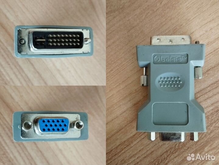 Кабель переходники для монитора VGA DVI hdmi