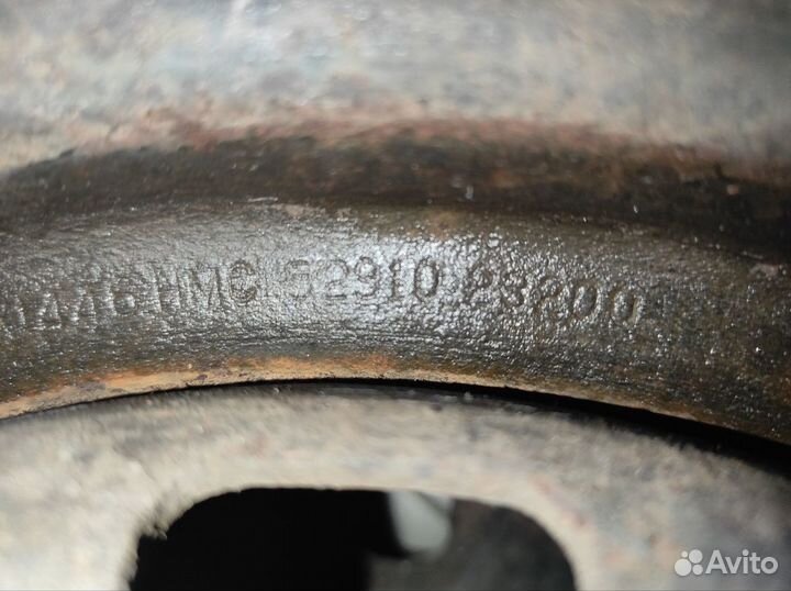 Диски штамповка r14 hyundai 52910-23200