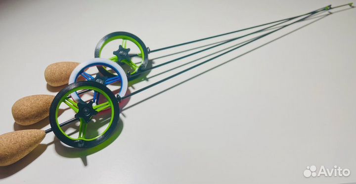 Зимние удочки для блеснения, безмотыльной ловли