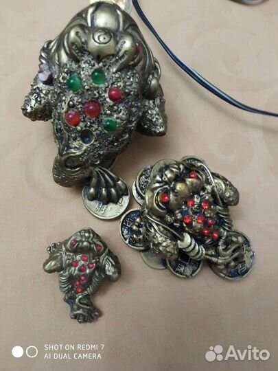 Фигурки, лягушка, 3,шт