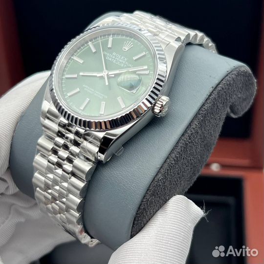 Часы Rolex Datejust 36mm green