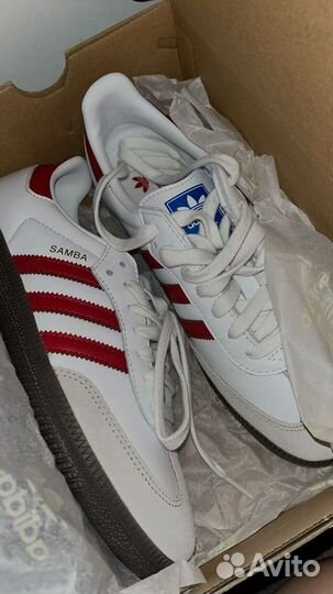 Adidas Originals Samba OG 'White Better Scarlet'