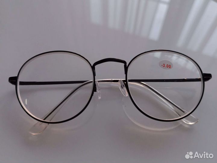 Очки с диоптриями +3