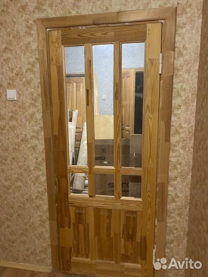 Двери деревянные от застройщика