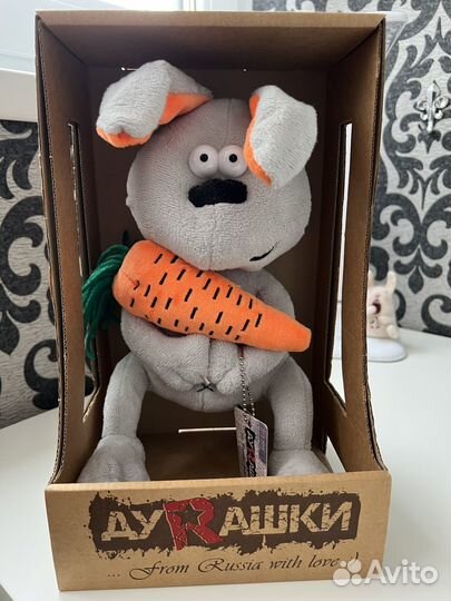 Игрушка кролик дурашки новая