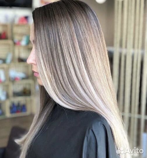 Сложное окрашивание волос Шатуш/Airtouch Аиртач