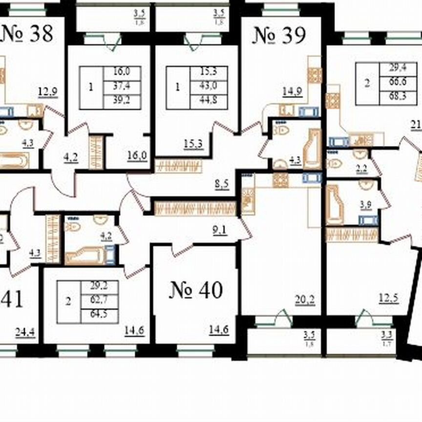 Квартира-студия, 34,5 м², 2/8 эт.