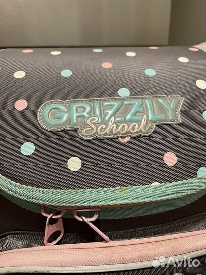 Рюкзак портфель ранец школьный grizzly school