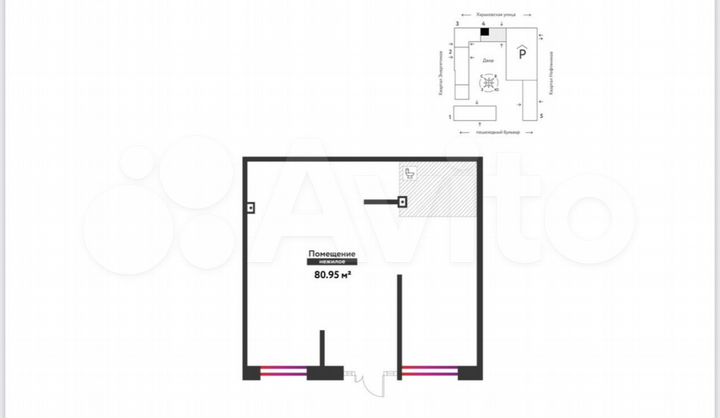 Свободного назначения, 80.95 м²