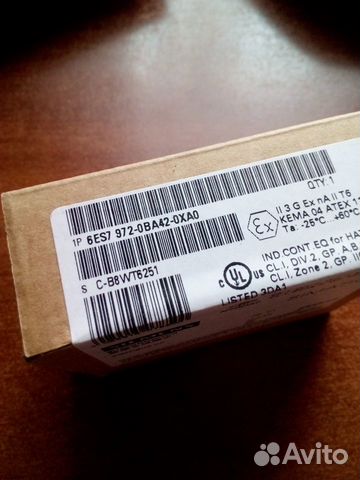 Siemens 6ES7972-0BA42-0XA0 соединитель