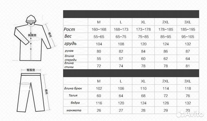 Штаны Дождевик Cycle Zone MJ-YF-002 (M)