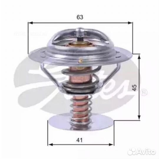 Gates TH43080 Термостат, охлаждающая жидкость