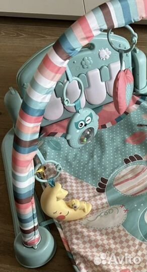 Развивающий коврик с пианино Babu Go