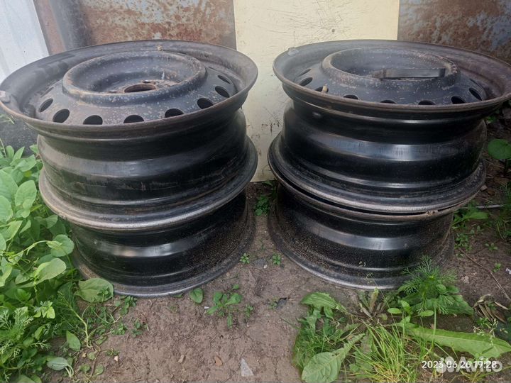 Штампованные диски r15 4x100 бу