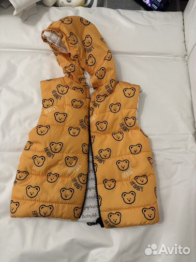 Спортивный костюм для мальчика 74 с жилеткой