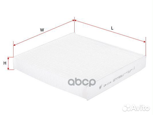 Фильтр салона;toyota corolla 1.6 2007 - / toyot