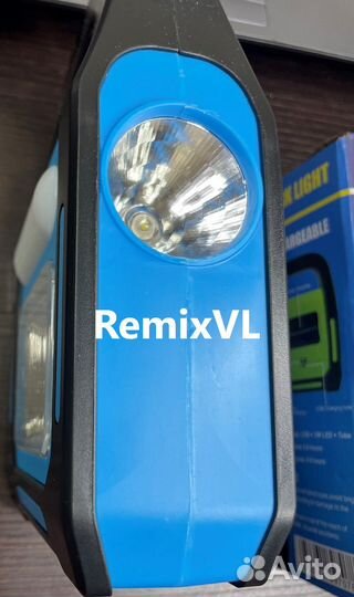 Видео фонарь аккумуляторный с солнечной батареей