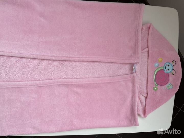 Уголок после купания велюровый