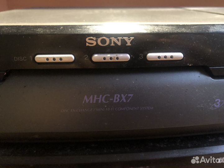 Музыкальный центр sony mhc bx7