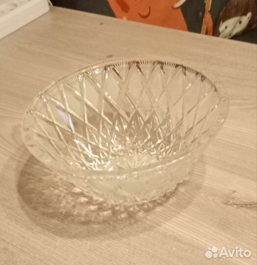 Хрустальная конфетница СССР