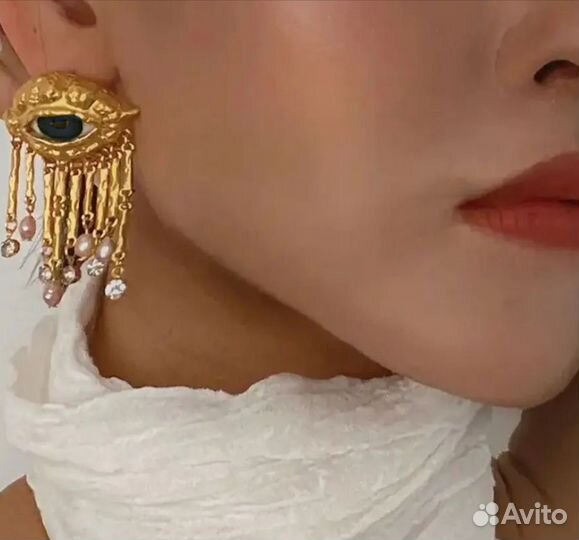 Комплект кольцо и серьги Schiaparelli lux