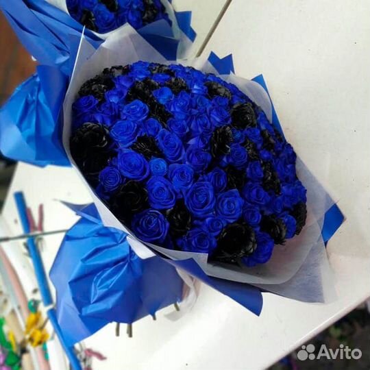 Черные розы (не крашенные)