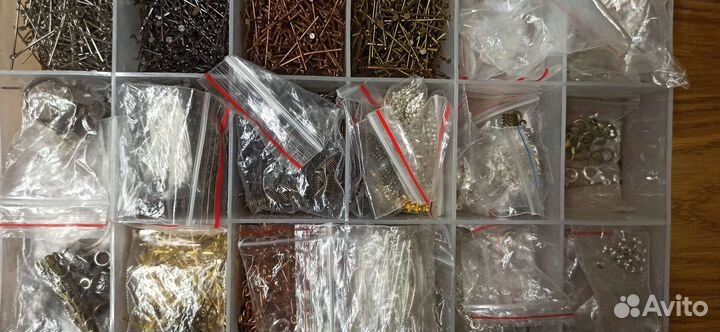 Набор фурнитуры для создания бижутерии