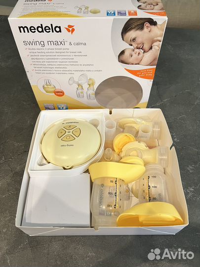 Двойной электрический молокоотсос medela