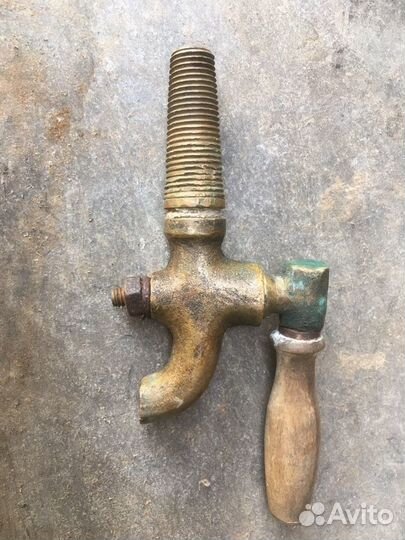 Кран бочковой латунный