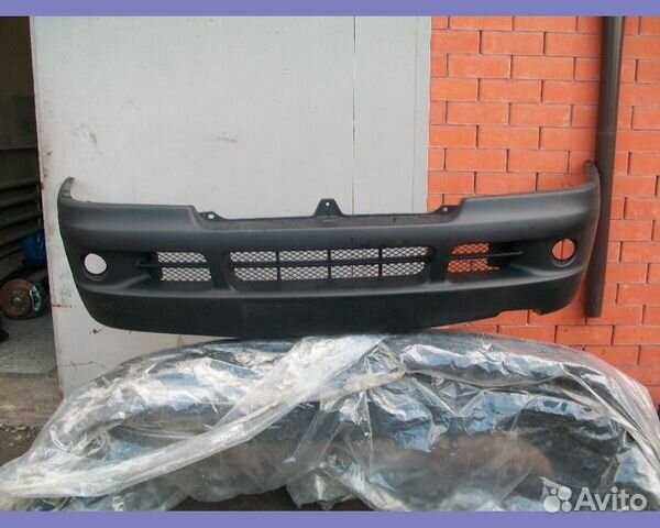 Removal and installation of the front buffer (bumper) Fiat Doblo 2005