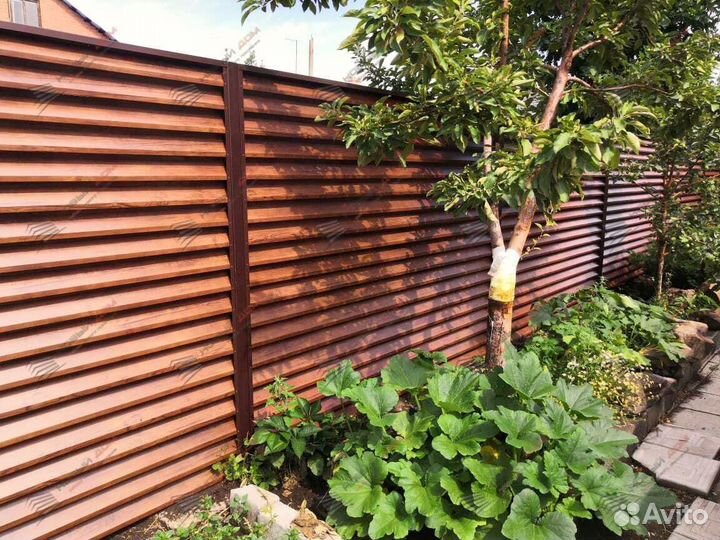 Забор жалюзи еврозабор