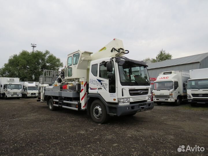 Daewoo Novus с автовышкой Hansin