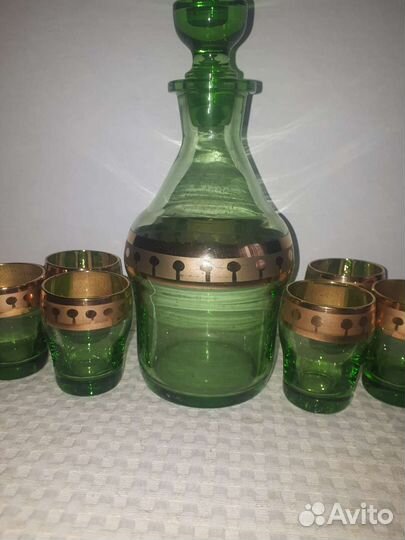 Винтажный ликеро-водочный набор из 70-х