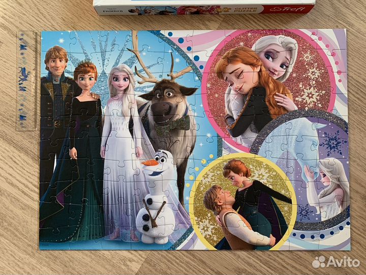 Пазл trefl трефл 100 деталей